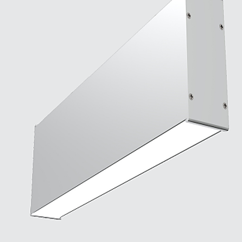 Suspended LED Aluminium Profile Light 24W Up Down 35x70mm with PMMA Diffuser, 2835 SMD LED Strip, 36V DC Linear Lighting
