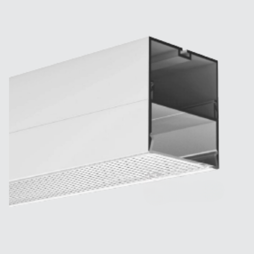 Suspended LED Aluminium Profile Light 24W 52x75mm with PMMA Diffuser, 2835 SMD LED Strip, 36V DC Linear Lighting