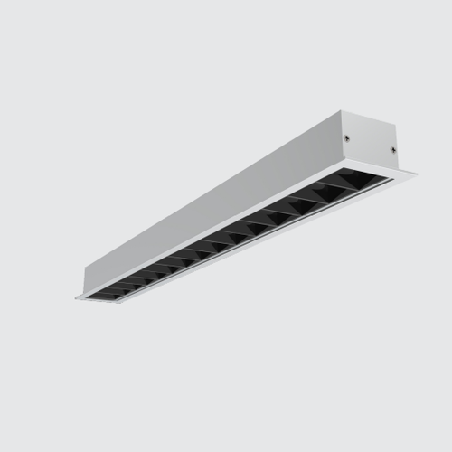Recessed LDA LED Aluminium Profile Light 10W with Reflector Lens 45 Degree Beam Angle, 2835 SMD LED, 36V DC Linear Lighting
