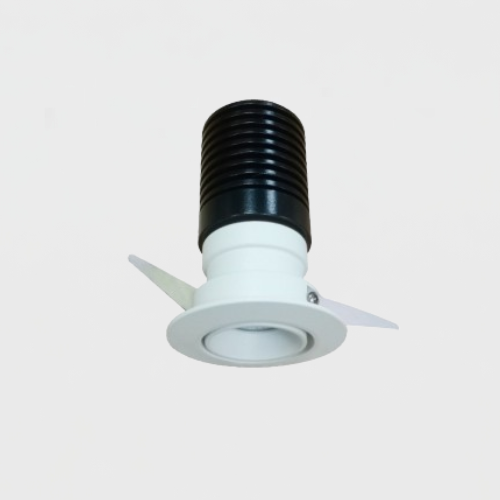Recessed led spotlight 5w 8w aluminium die casting white cob light bridgelux chip osram driver