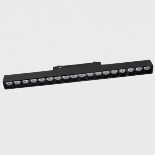 20mm magnetic LED module with 18x1W Osram LEDs, 24 degree beam and black finish